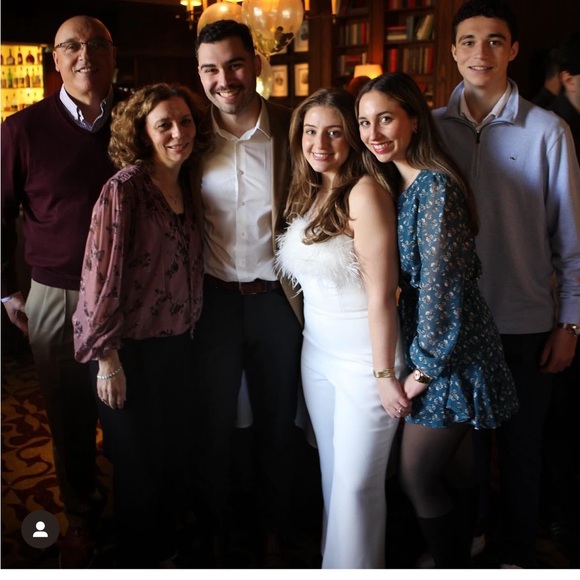 Colette Ostrich Feather Trim Belted Strapless Jumpsuit - Picture 4 of 5